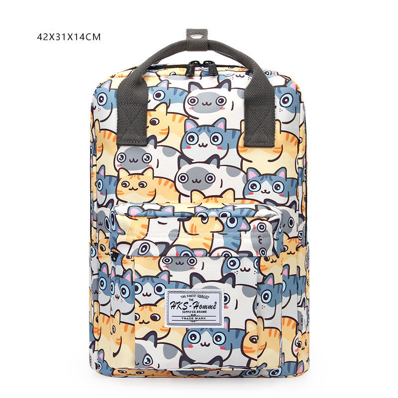 printed laptop backpack, view 11 - MRSLM