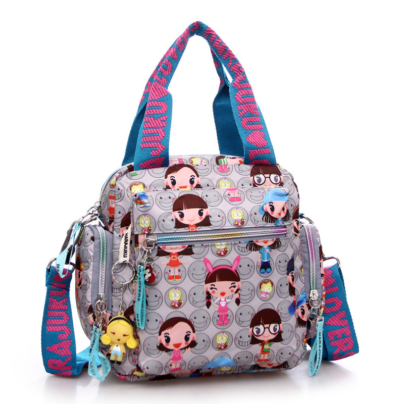 oxford cloth handbag for women, view 2 - MRSLM