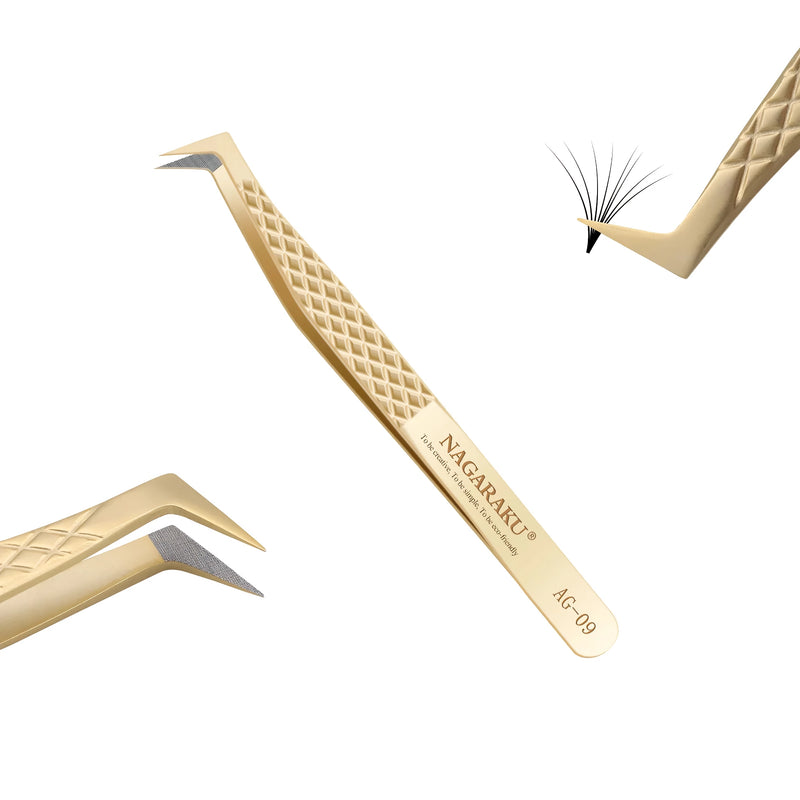 eyelash extension tweezers, view 8 - MRSLM