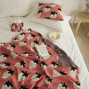 grape pattern cotton blanket, view 7 - MRSLM
