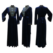 velvet water drop dress, view 5 - MRSLM