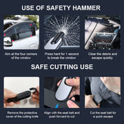 car emergency escape tool, view 7 - MRSLM