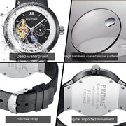 men's three eye automatic watch, view 7 - MRSLM