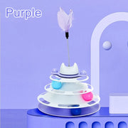 cat turntable ball toy, view 3 - MRSLM