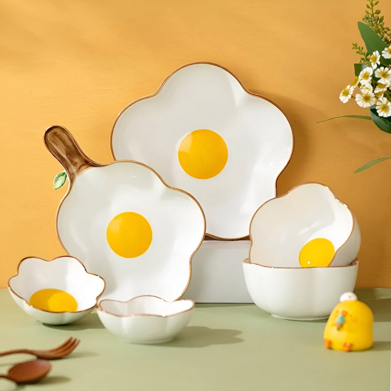 gold-plated ceramic bowl, view 6 - MRSLM