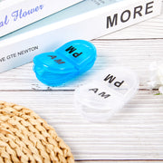 compact pill organizer with tablet splitter, view 5 - MRSLM