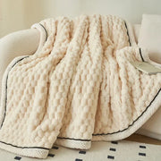 velvet flannel fleece blanket, view 6 - MRSLM