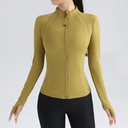 women's full zip running jacket, view 2 - MRSLM