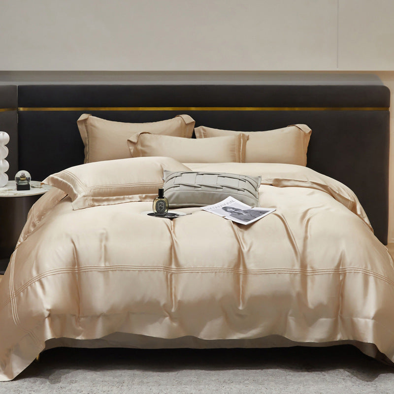 Solid Color 100% Lyocell Four-piece Set