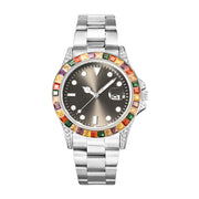 men's crystal quartz watch, view 6 - MRSLM