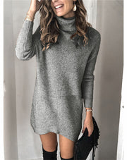 Women's loose turtleneck sweater, view 4 - MRSLM