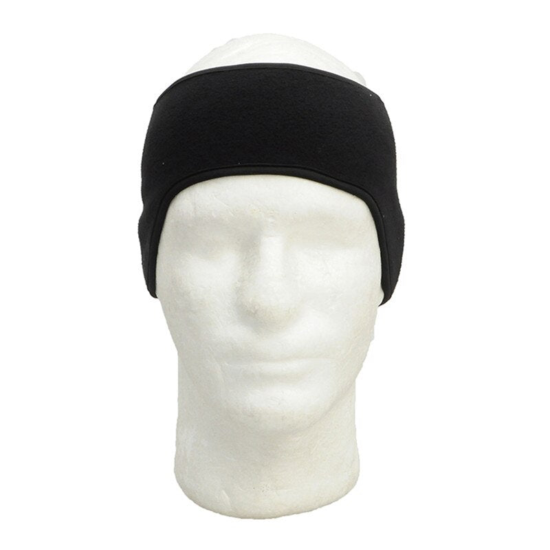 Ponytail ear warmer headband for running, view 2 - MRSLM