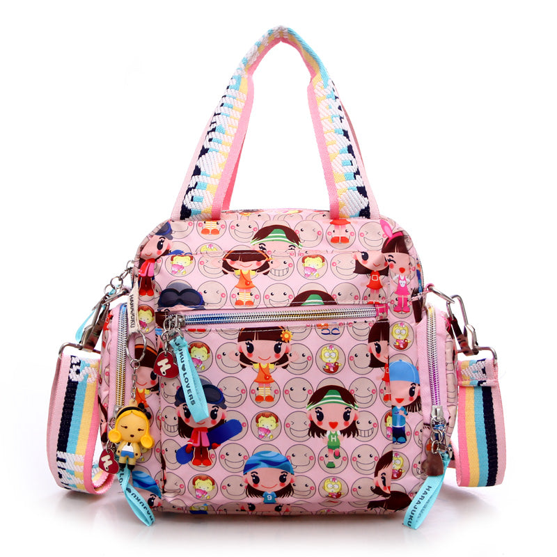 oxford cloth handbag for women, view 6 - MRSLM
