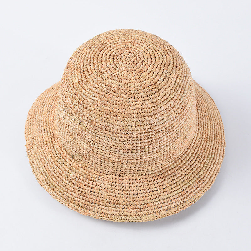 raffia straw hat, view 5 - MRSLM