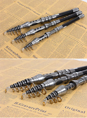 Telescopic carbon fiber fishing rod, view 4 - MRSLM