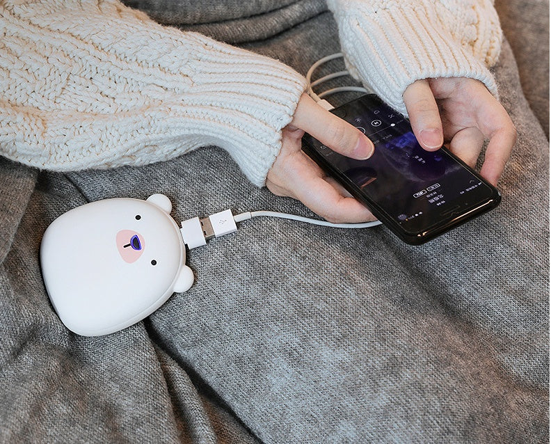 Penguin and polar bear rechargeable hand warmer, view 4 - MRSLM