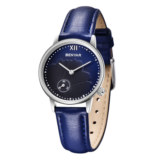 ladies quartz leather strap watch - MRSLM