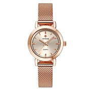 women's mesh band quartz watch, view 5 - MRSLM