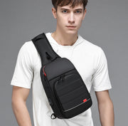 men's outdoor chest shoulder bag, view 7 - MRSLM