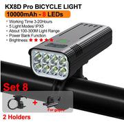 Ultra-bright USB-C rechargeable bike light set, view 5 - MRSLM