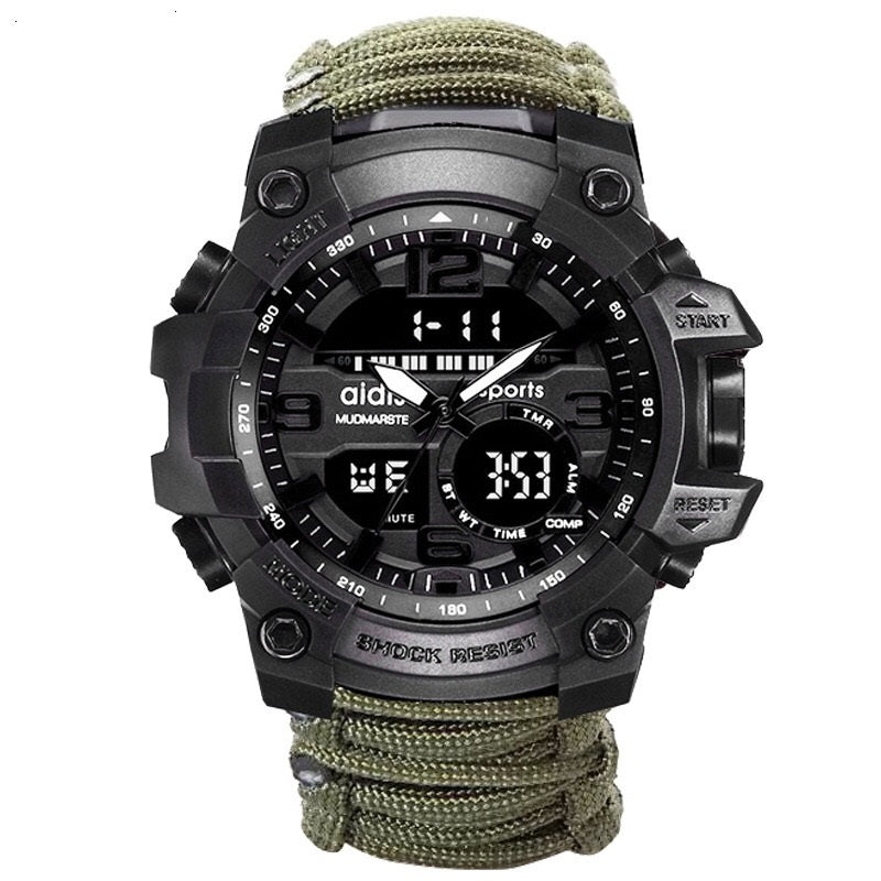 outdoor survival tactical watch, view 8 - MRSLM