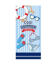 Large printed microfiber beach towel, view 10 - MRSLM