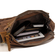 retro canvas vertical crossbody bag, view 10 - MRSLM