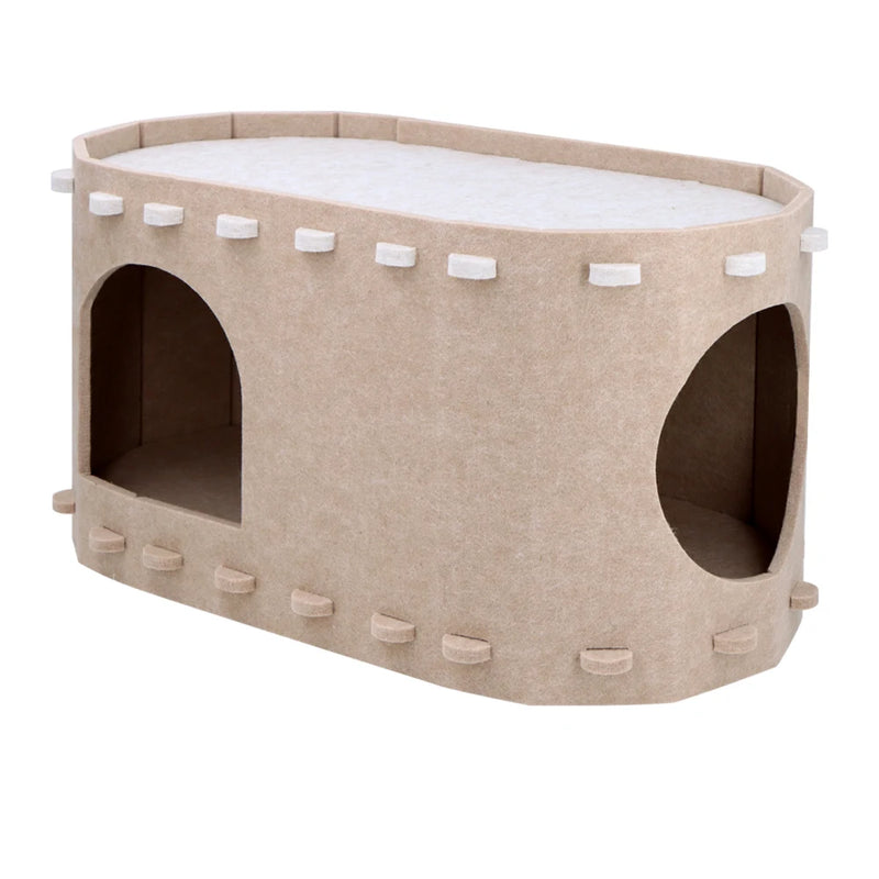 2-in-1 cat hammock and hiding house, view 3 - MRSLM