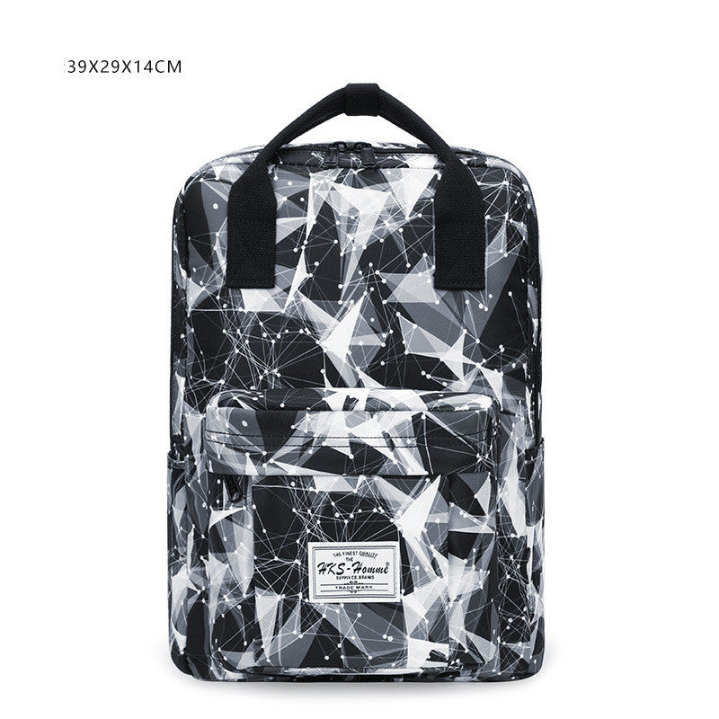 printed laptop backpack, view 2 - MRSLM