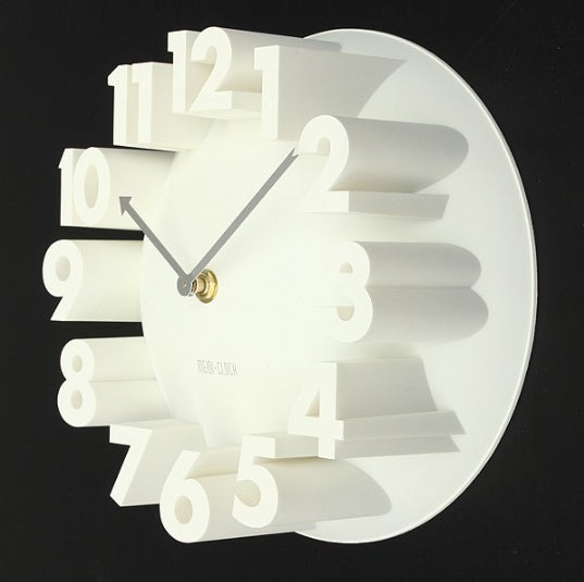 3D Digital Silent Wall Clock