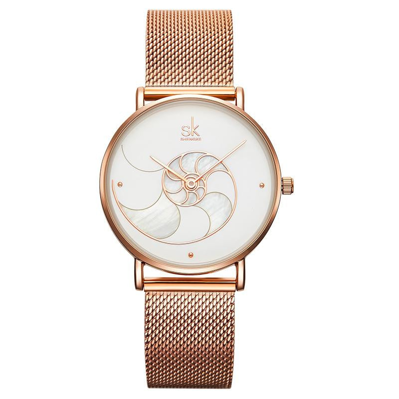ladies mesh bracelet watch, view 4 - MRSLM