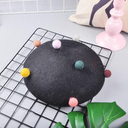kids beret with pompom, view 5 - MRSLM