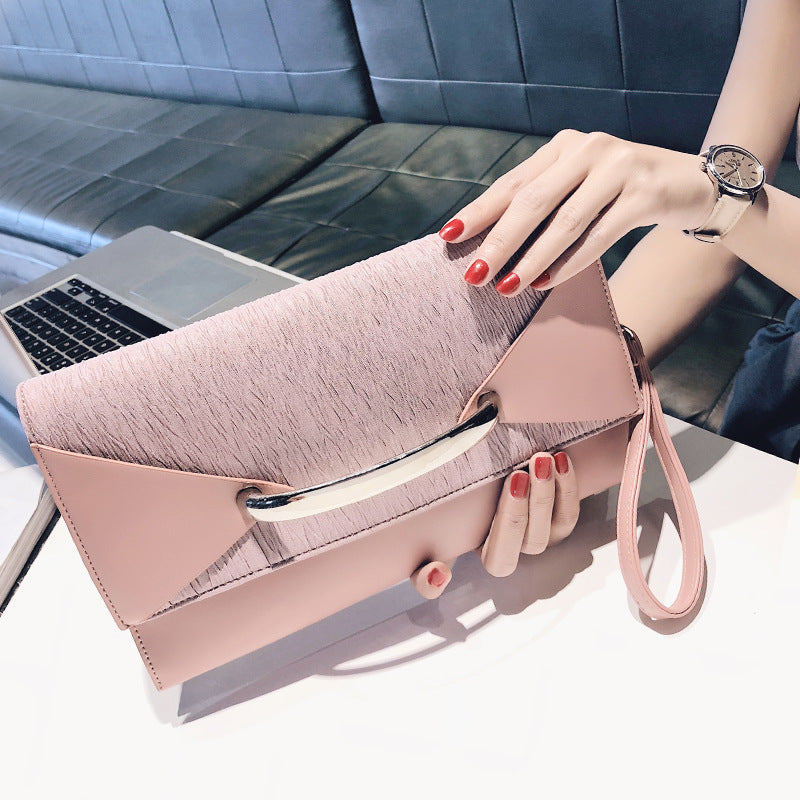 women's PU clutch shoulder bag, view 3 - MRSLM
