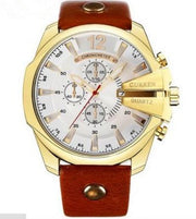 Men's large dial three-eye watch, view 7 - MRSLM