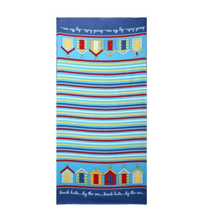 Large printed microfiber beach towel, view 9 - MRSLM