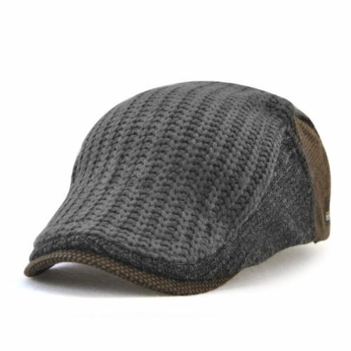 unisex cotton blend beret, view 3 - MRSLM