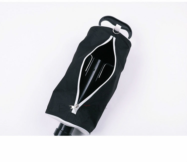 golf ball picker bag with plastic tube, view 4 - MRSLM