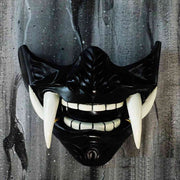Noh Halloween half face mask, view 2 - MRSLM