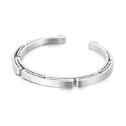 stainless steel couple all-match bracelet, view 3 - MRSLM