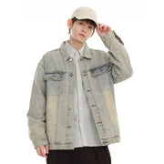 Men's washed denim jacket - MRSLM