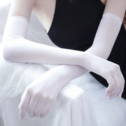 ladies long transparent gloves, view 4 - MRSLM
