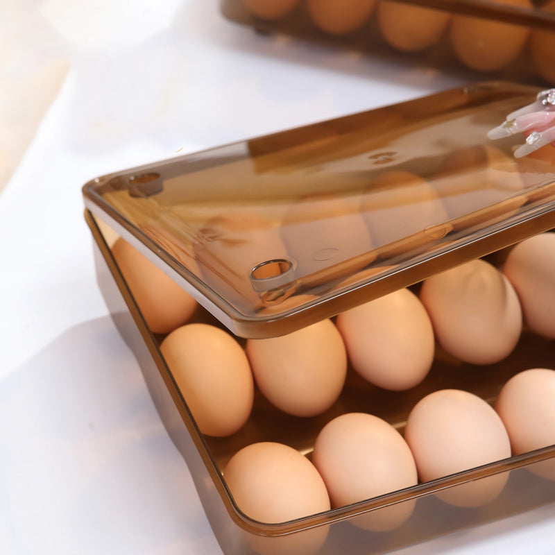 stackable self-rolling egg storage box, view 11 - MRSLM