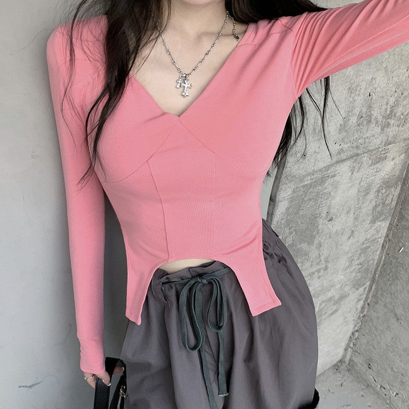 women's slim fit long sleeve t-shirt - MRSLM