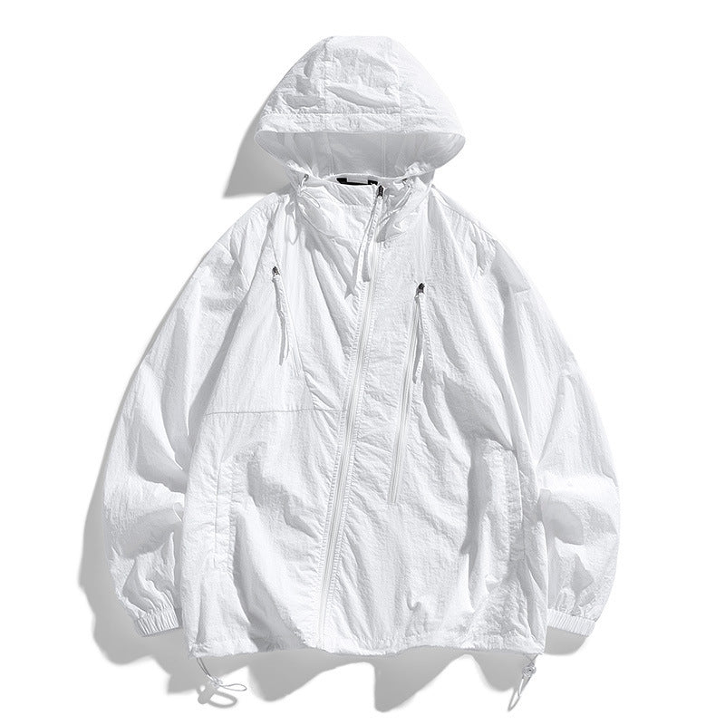 summer nylon coat men loose fit, view 6 - MRSLM
