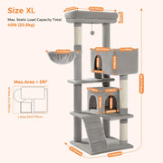 cat tree for large cats, view 12 - MRSLM
