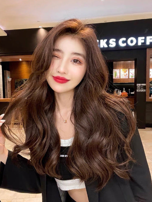 Women's long curly full-head wig, view 7 - MRSLM