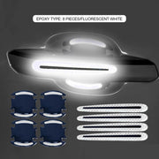 Carbon fiber car door handle protector stickers, view 3 - MRSLM