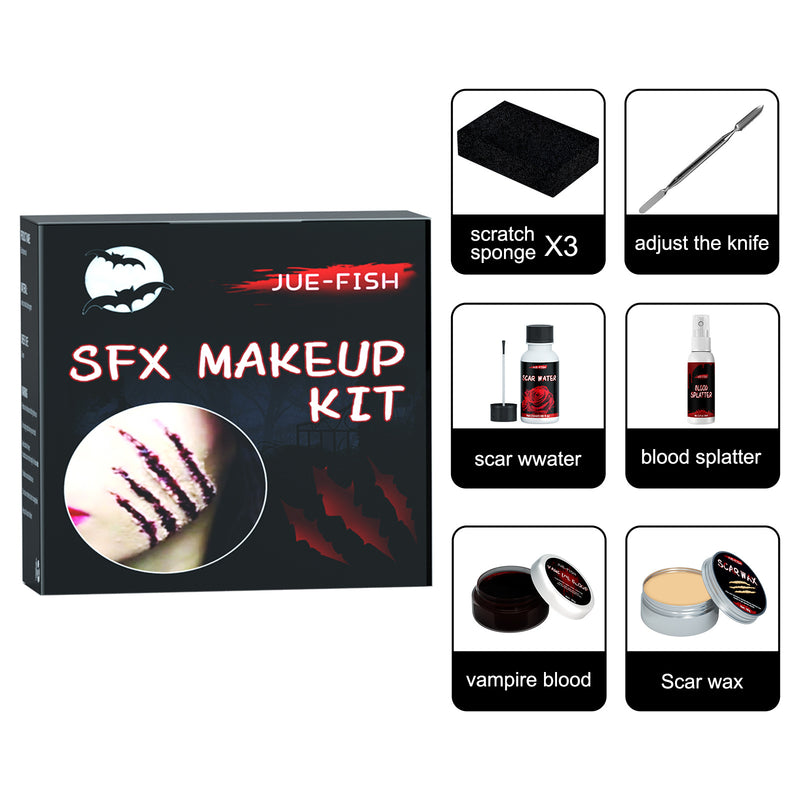 halloween makeup kit, view 4 - MRSLM