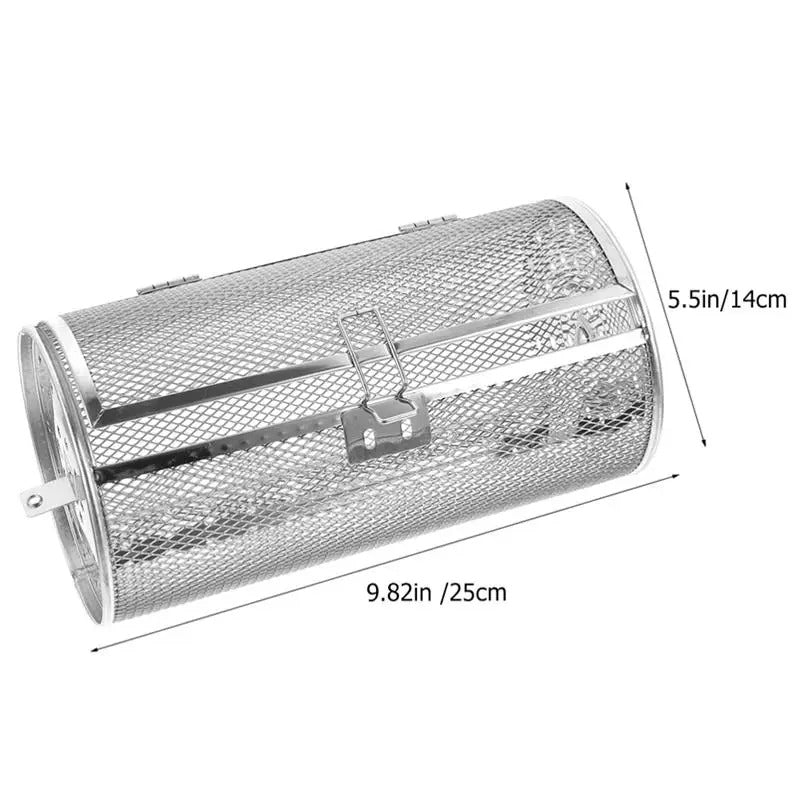 stainless steel roasting drum, view 3 - MRSLM