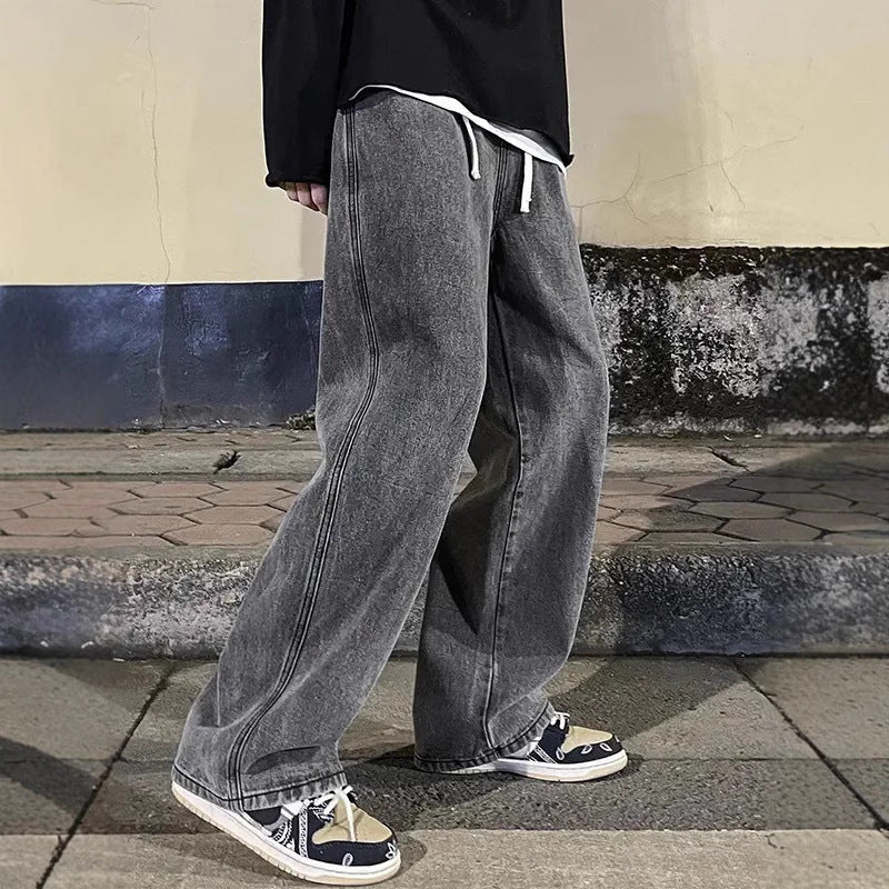 men's straight loose jeans - MRSLM